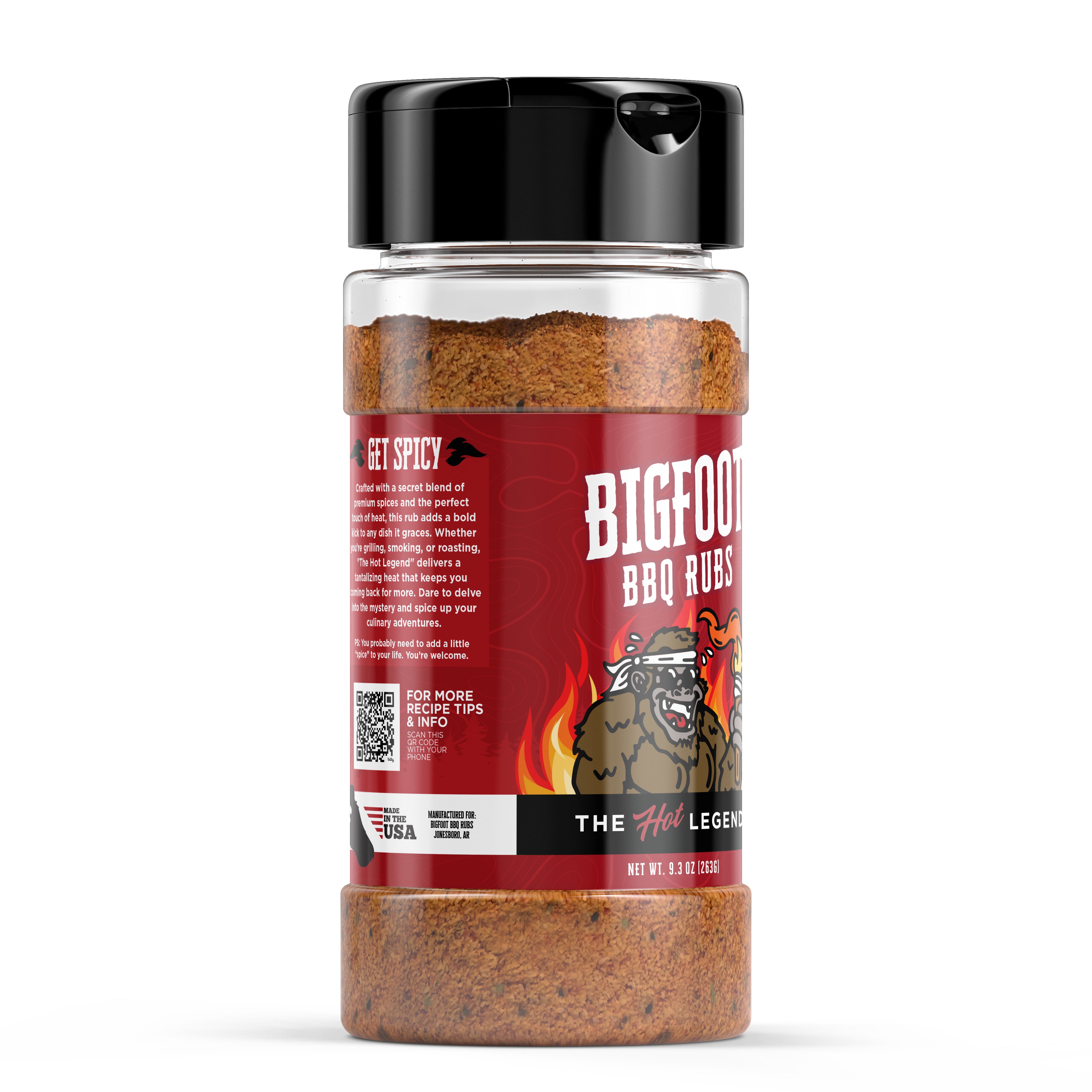 The "Hot" Legend BBQ Rub, Left Pic