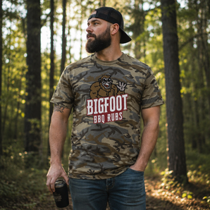 Bigfoot BBQ Rubs Camo Tee