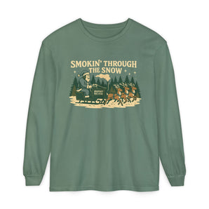 Smokin' Through The Snow Long Sleeve T-Shirt