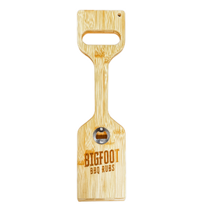 Bigfoot Grill Scraper - 18" Bamboo with Built-In Bottle Opener