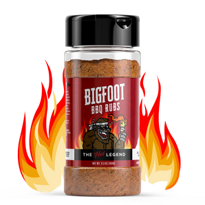 The "Hot" Legend BBQ Rub, Fire Pic